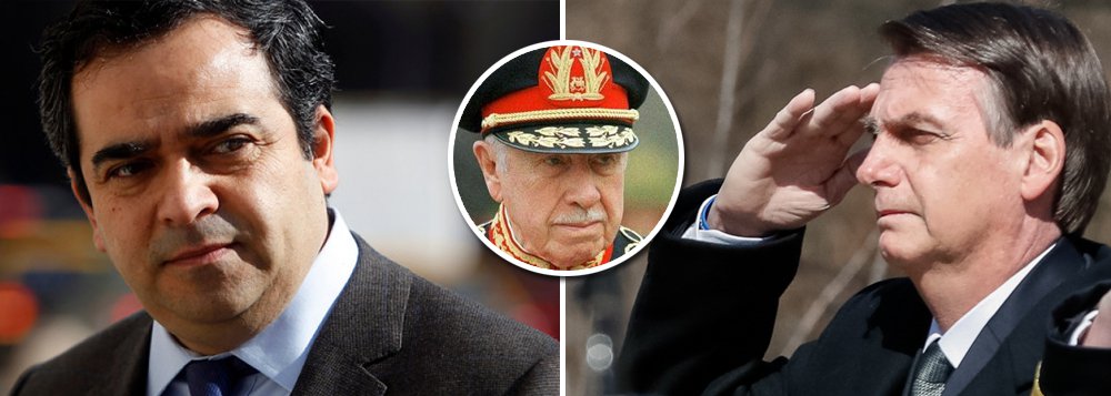 Senador diz que Bolsonaro não é bem-vindo ao Chile porque é admirador de Pinochet
