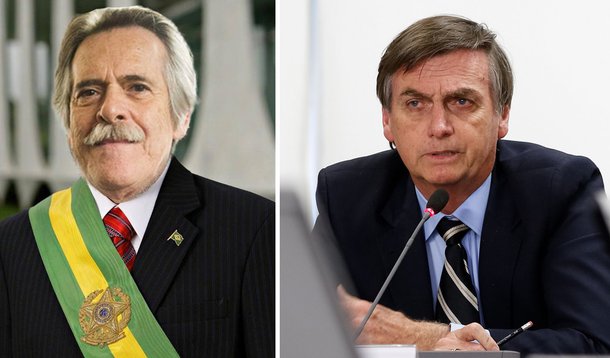 Zé de Abreu e Jair Bolsonaro