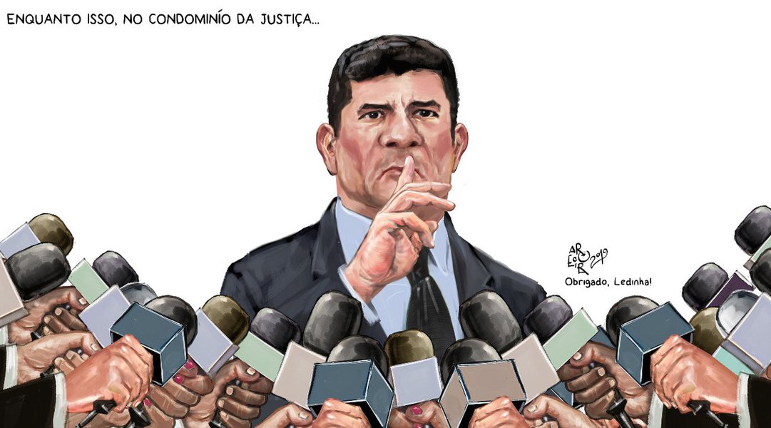 Aroeira ironiza silêncio de Moro