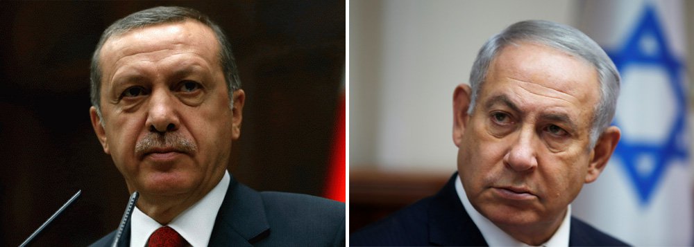 Erdogan diz que Netanyahu é ladrão e tirano