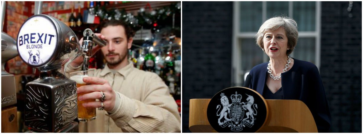 Em pub de Paris, britânicos afogam as mágoas com cerveja Brexit