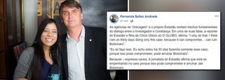 Ataque a jornalista foi fake news armada pelo PSL de Bolsonaro