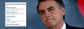 Hashtag BolsonaroÉfakenews fica entre os assuntos mais comentados do Twitter
