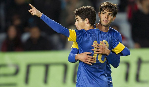 Com gol de Kaká, Brasil goleia Iraque