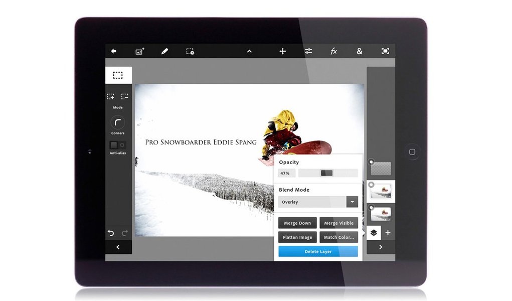 Photoshop chega ao iPad 2