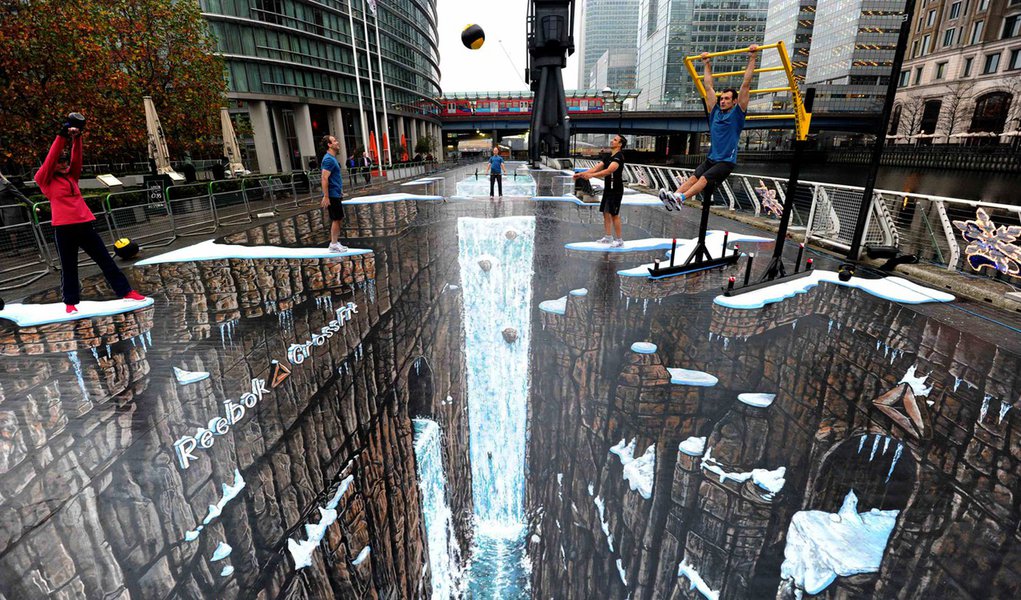 Artista cria a maior pintura 3D do mundo