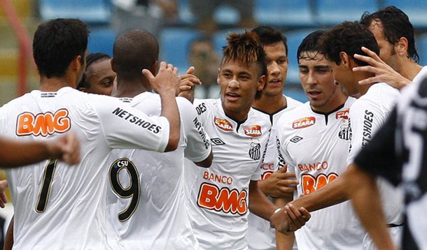 Em dia de Neymar, Santos goleia Ponte Preta