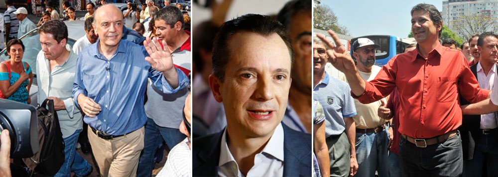 Serra e Haddad disputam votos de Russomano em SP