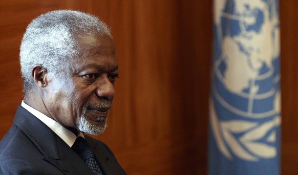 Kofi Annan busca apoio de potências e tenta salvar seu plano de paz na Síria