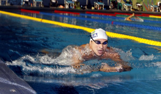Nadadores brasileiros lideram Parapan com seis medalhas
