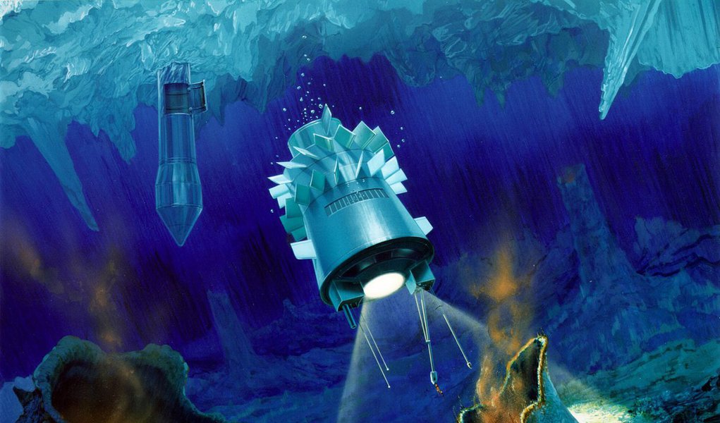 Russos alcançam mundo desconhecido no Polo Sul