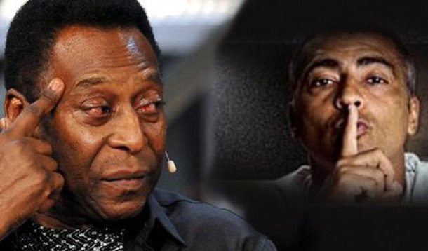 "Pelé calado é um poeta", repete Romário