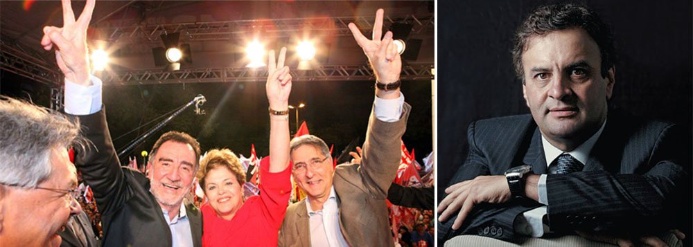 De Dilma para Aécio: “Não deixei a cidade para ir à praia”