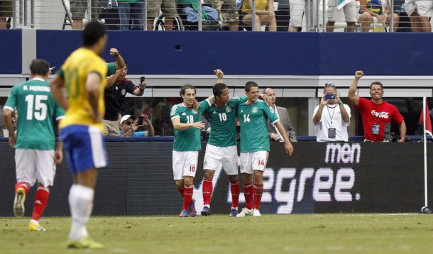 México derrota seleção brasileira