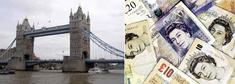 Economia britânica encolhe menos que o estimado