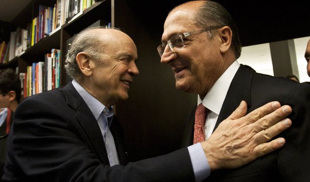 Alckmin jura apoio a Serra "ao que ele for"