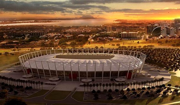 Em Brasília, muitos shows, pouco futebol