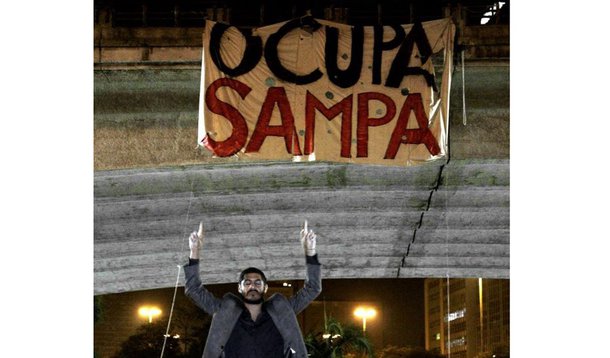 Criolo visita manifestantes do “Ocupa Sampa”