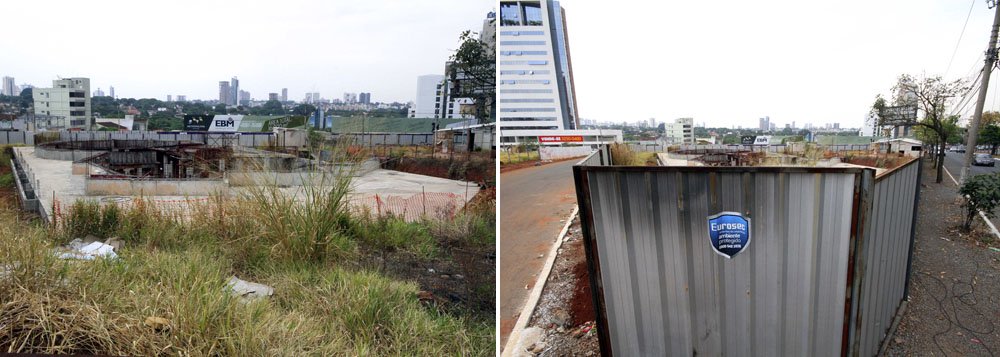 Obra da prefeitura, Casa de Vidro está abandonada