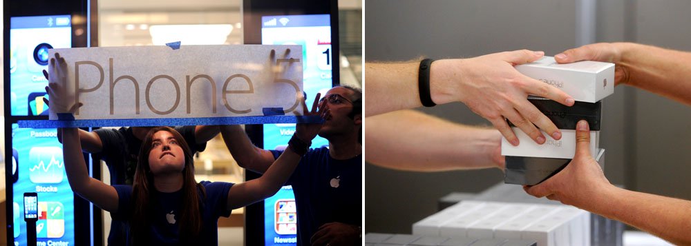 Apple vende 5 mi de unidades do iPhone 5