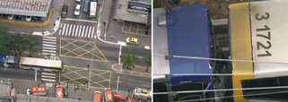 Choque entre dois ônibus deixa 21 pessoas feridas