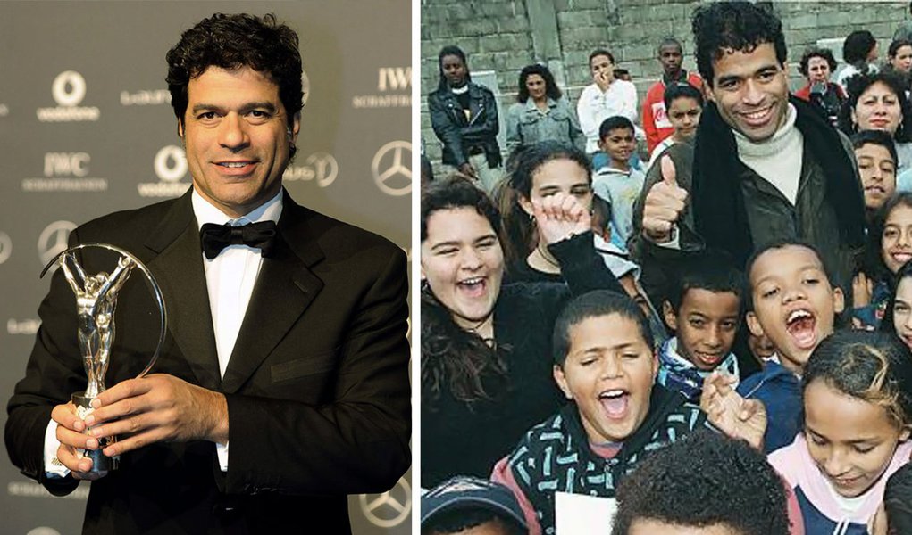 Raí leva Oscar do Esporte por Fundação Gol de Letra