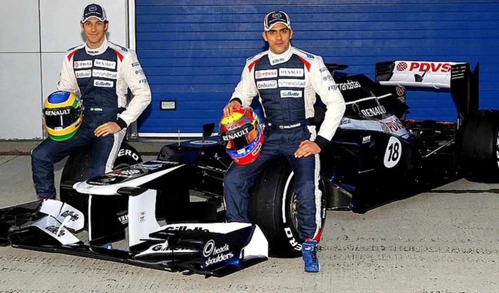 Williams apresenta carro de Bruno Senna