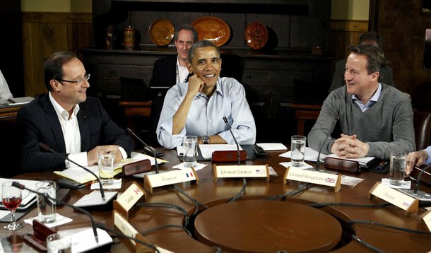 No G8, Obama estimula medidas de crescimento econômico