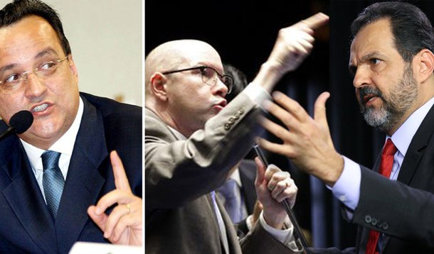 Demóstenes, com Dadá e PJ, tentou derrubar Agnelo