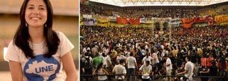 Conterrânea de Lula é eleita presidente da UNE