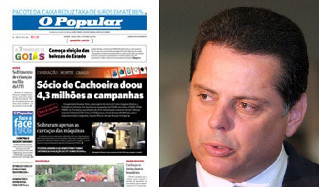 Sócio de Cachoeira doou R$ 800 mil a PSDB goiano