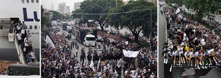 Megafesta para o Timão campeão do mundo