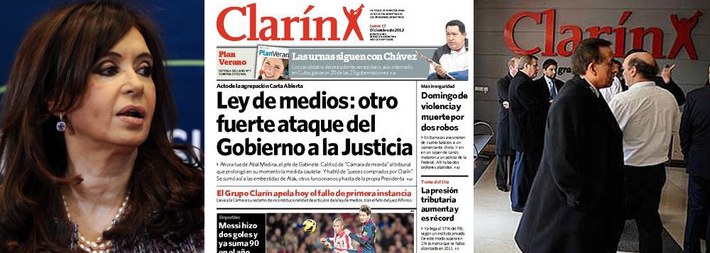 Clarín se nega a cumprir Lei de Meios