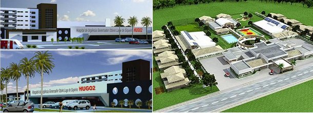 Saúde: começa construção do Hugo 2 e do Credeq