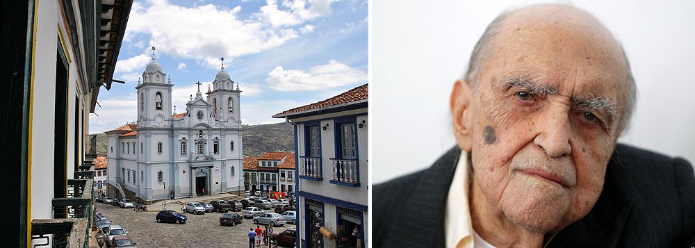 Na histórica Diamantina de JK, Niemeyer é maltratado