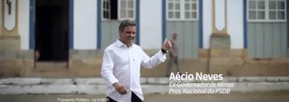Aécio domina programa do PSDB e aponta risco inflacionário