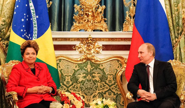 Dilma a Putin: preocupação com medidas anticrise
