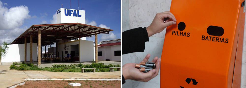 UFAL inicia campanha para coleta de pilhas e baterias
