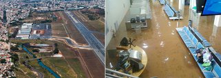 Depois da lama, obras no Aeroporto da Pampulha