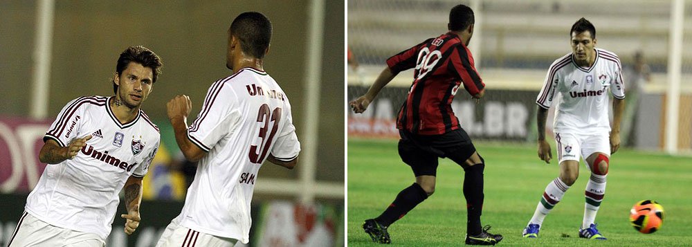 Com time reserva, Flu bate Atlético-PR por 2 a 1