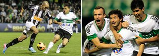 Atlético-MG cede Vitória ao Coritiba nos acréscimos