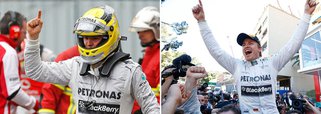 Rosberg vence em Mônaco e repete história do pai