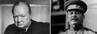 Churchill e Stalin tomaram porre juntos na Segunda Guerra