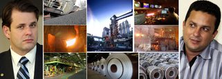 Setor siderúrgico pede apoio contra dumping