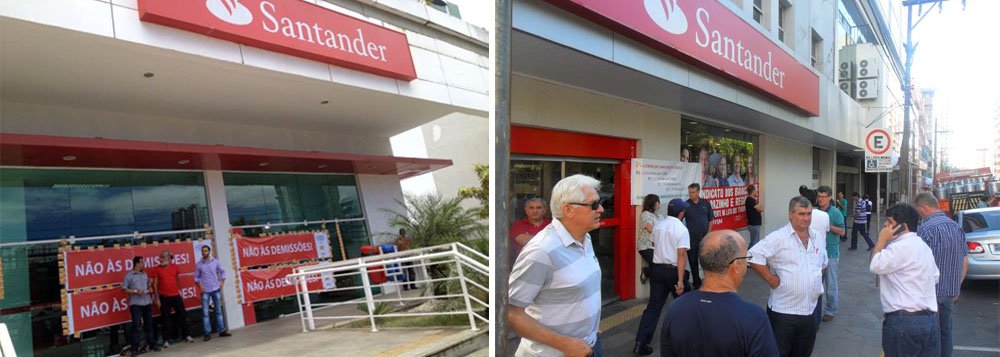 CUT alerta para demissão em massa no Santander 
