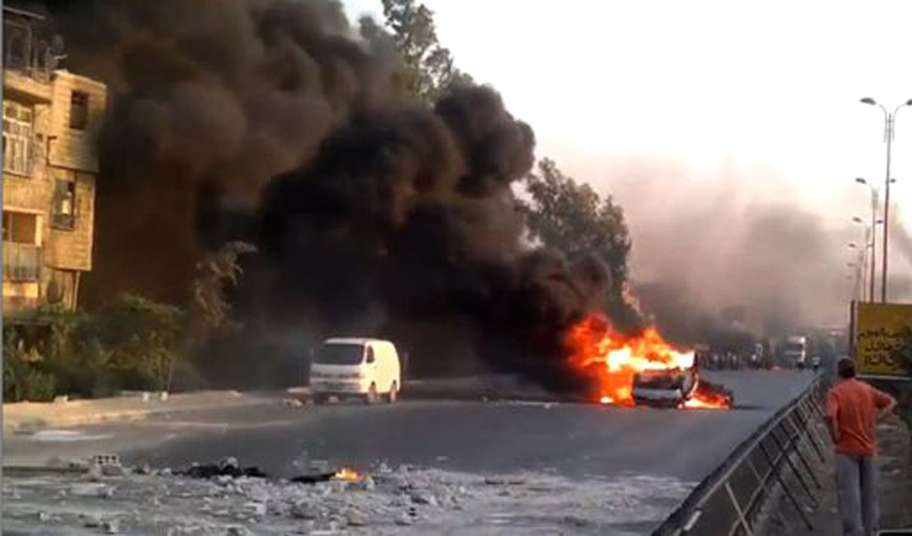 Guerra chega a Damasco