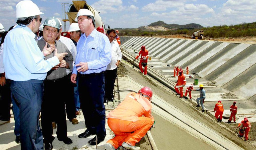 Mais empregos nas obras da transposição