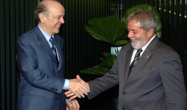 'Lula' e 'Serra' juntos na Bahia