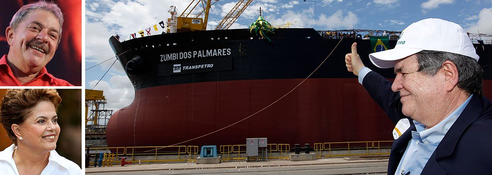 Zumbi amplia resgate naval feito por Lula e Dilma