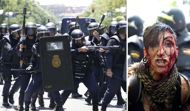 Polícia espanhola prende cinco mineiros que faziam protesto